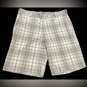 Nike Dri-FIT UV Men's Chino Plaid Golf Shorts size 36.